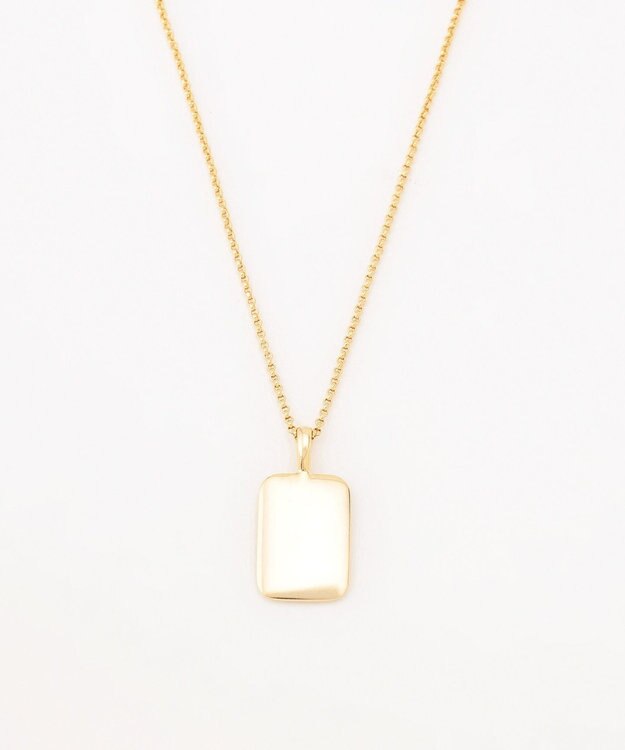 23区 2WAY プレート ネックレス ゴールド系