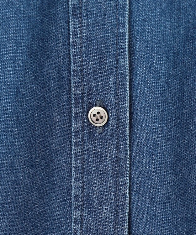 23区 【洗える】23区DENIM ライトダンガリー シャツ インディゴ