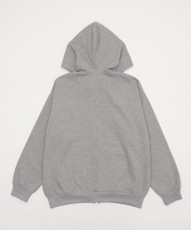 WEGO 【25年秋冬新作/ユニセックス着用ITEM/SMLサイズ展開】グラフィックロゴダブルZIPパーカー グレーその他