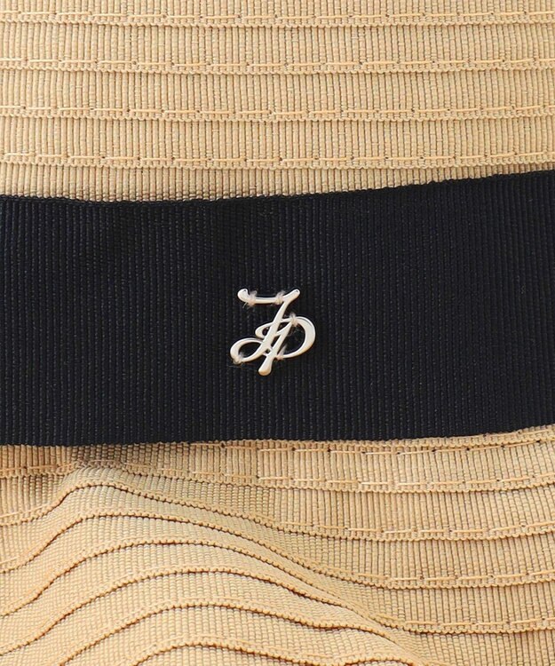 J.PRESS LADIES 【WEB限定カラーあり・畳める】ブレードHAT ベージュ×ブラック系