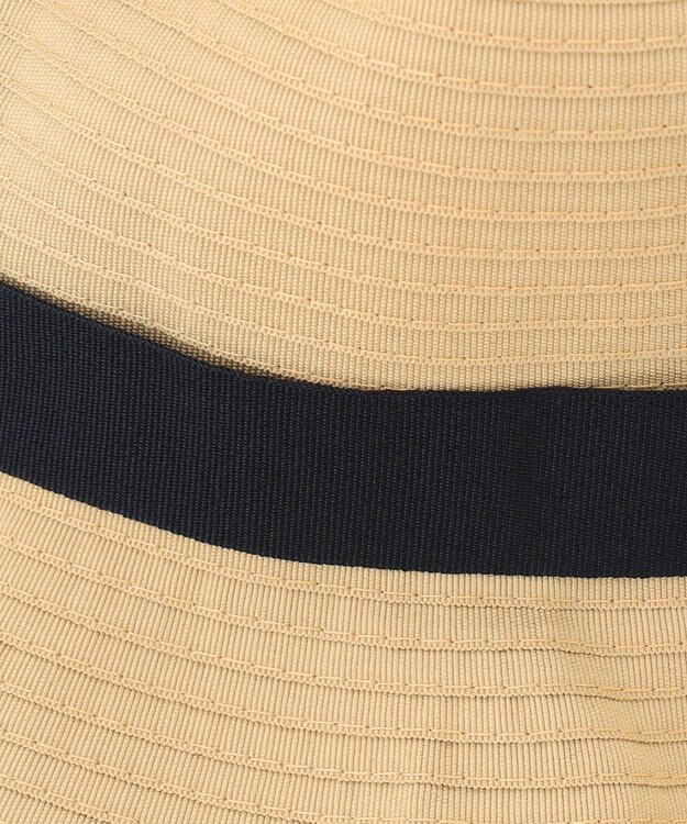 J.PRESS LADIES 【WEB限定カラーあり・畳める】ブレードHAT ベージュ×ブラック系