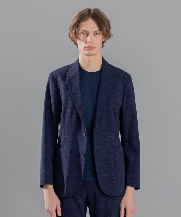JOSEPH HOMME 【OCEANS 6月号掲載】スムーススラブストレッチ　ジャケット ネイビー系
