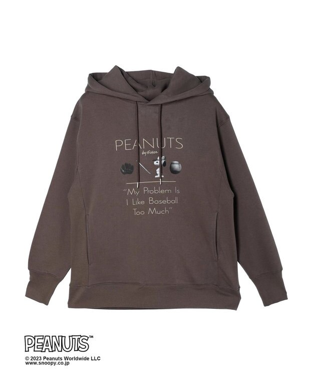 CRAFT STANDARD BOUTIQUE ＰＥＡＮＵＴＳ裏起毛スウェットパーカー Ivory