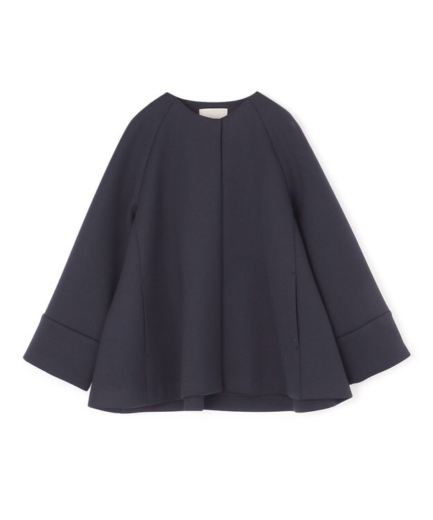 UNFILO ダブルフェイス ショートコート ネイビー