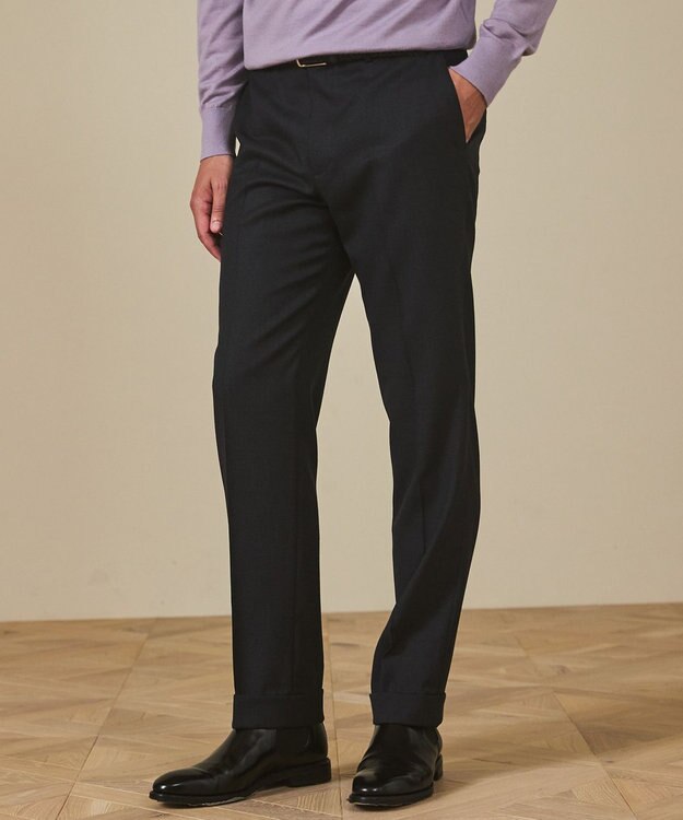 GOTAIRIKU セットアップカラー有【洗える/ストレッチ/シワになりにくい】ZERO TRIA ウォッシャブルパンツ(25年モデル) ダークグレー