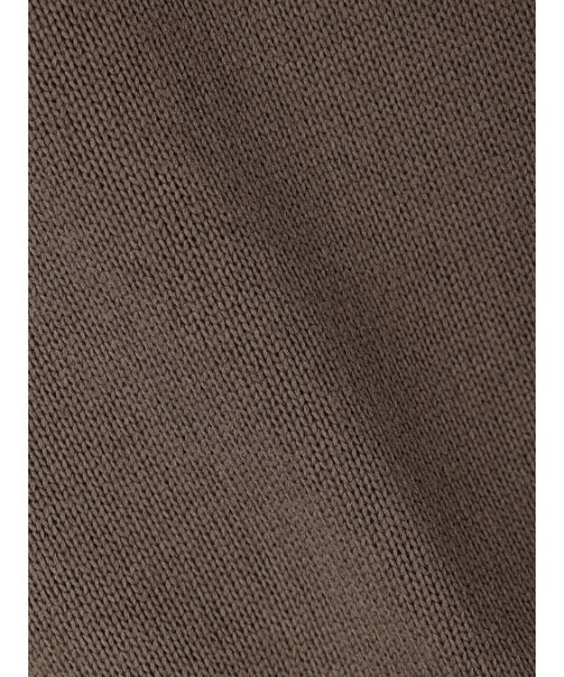 CRAFT STANDARD BOUTIQUE ニットフリースＶネックカーディガン Brown