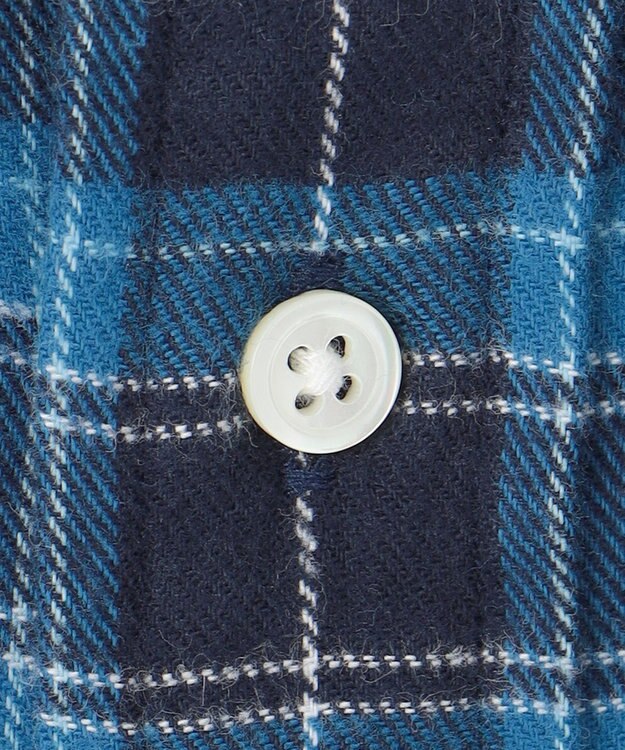 J.PRESS MEN 【WEB・一部店舗限定】フランネルチェック シャツ / B.D. ネイビー系3