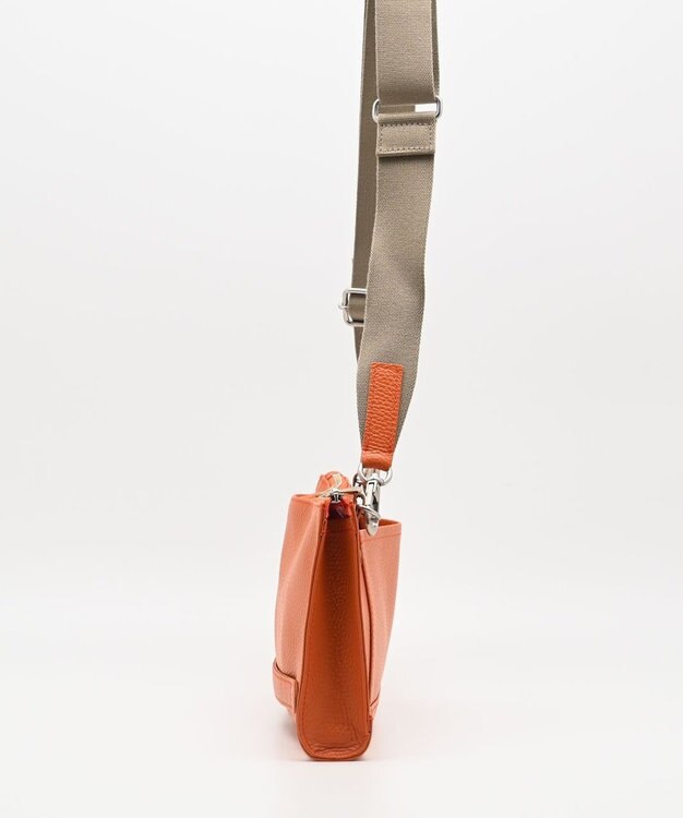 blancle シュリンクレザー クラッチショルダー ORANGE