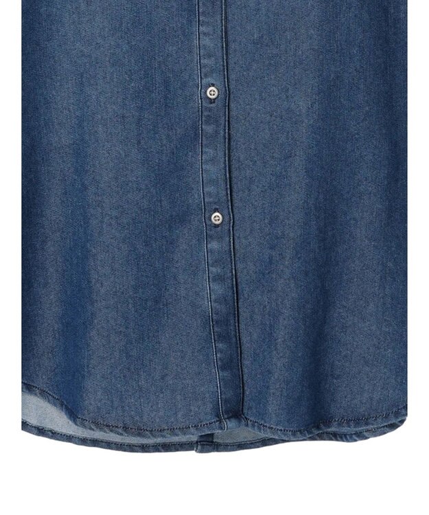 AMERICAN HOLIC デニムブザムバックボタンチュニック Indigo