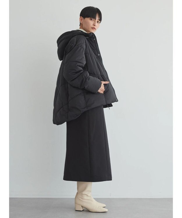 AMERICAN HOLIC キルポカカラフルポケッタブルフードコート Black