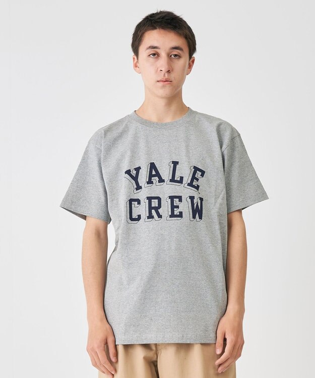 J.PRESS YORK STREET 【UNISEX】YALE × J.PRESS YORK STREET コラボTシャツ ライトグレー系