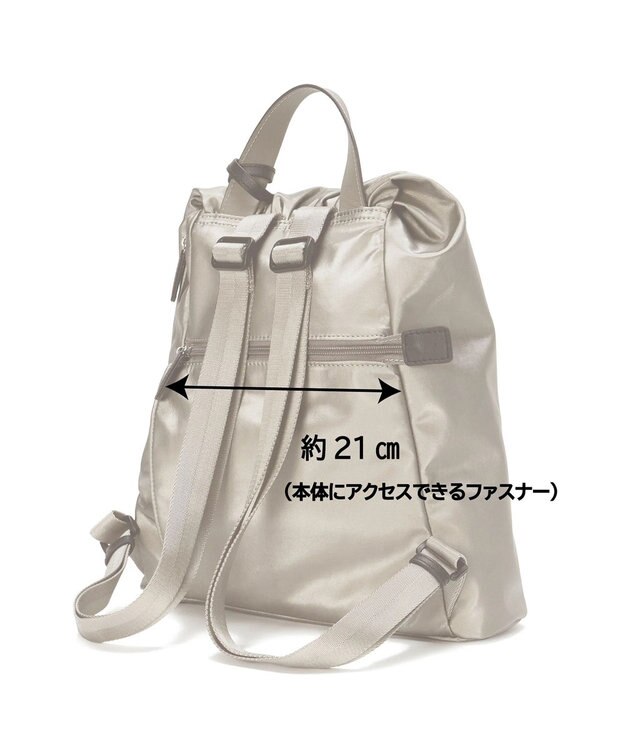 PELLE BORSA ２ジッパーズコンパクトリュック Cheers チアーズ 5202 トープ