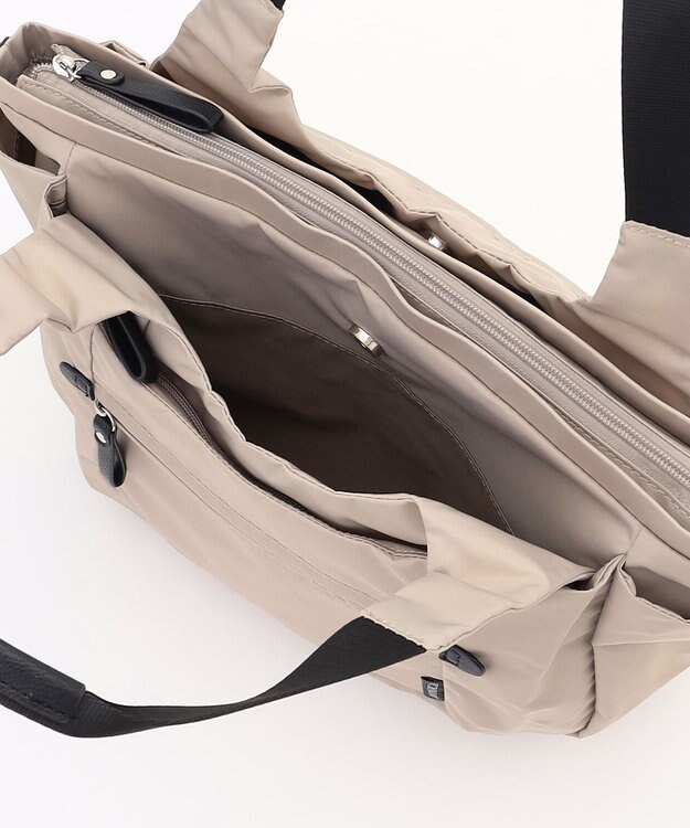 LA BAGAGERIE 【MONICA】ラウンド2WAYトートバッグ ライトグレー