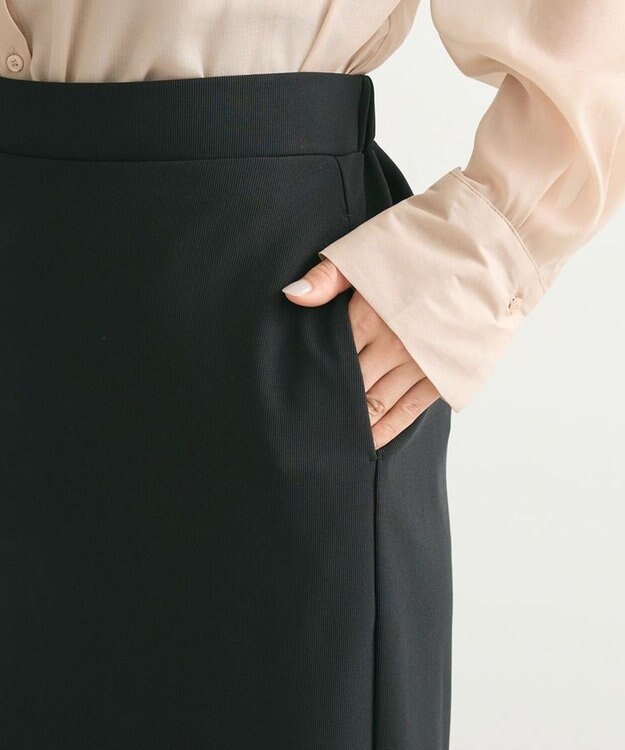 Green Parks らくスレ　Ｉラインスカート Black