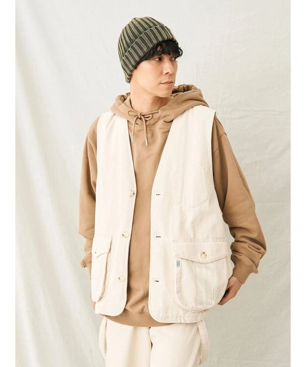 CRAFT STANDARD BOUTIQUE デニムハンティングベスト Ivory
