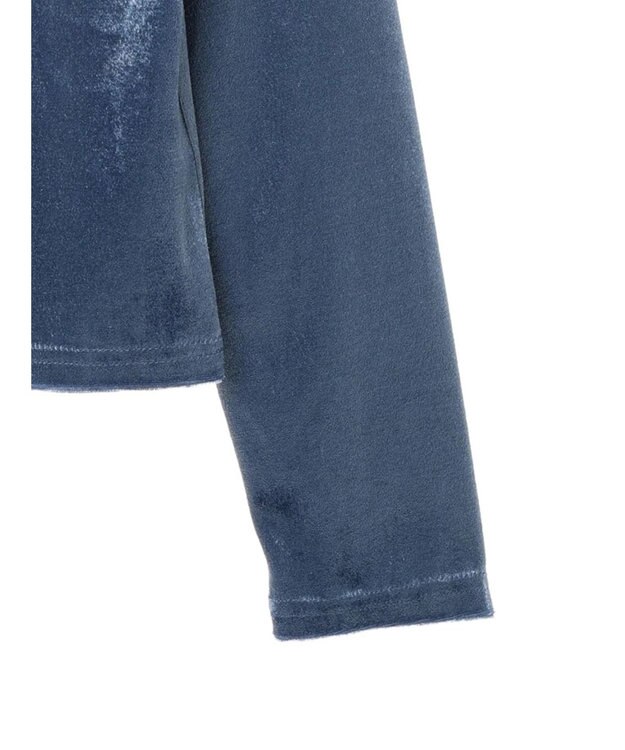 Green Parks ・ＥＬＥＮＣＡＲＥ　ＤＵＥ　ベロアクルーロングＴＥＥ Blue