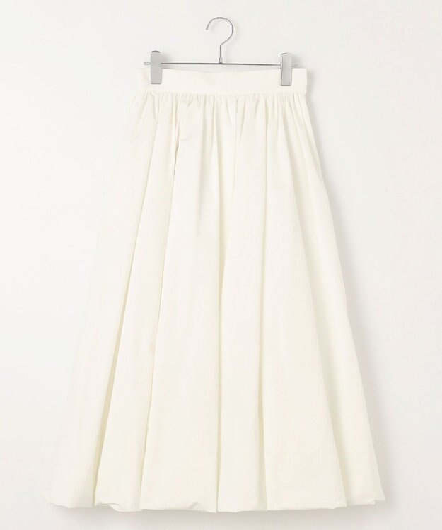 #Newans タフタボリュームバルーンスカート ホワイト