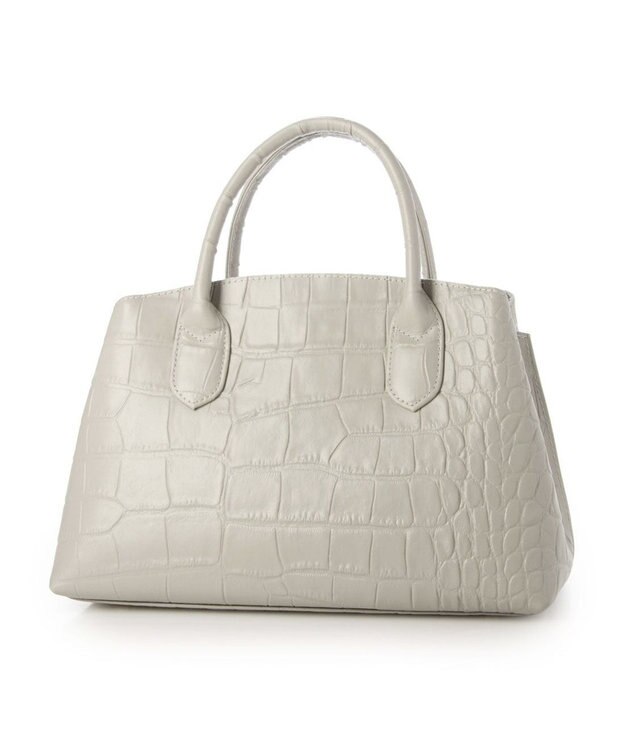 UNBILLION ペルケ perche / WEB直営限定・牛革ユーティリティ・2wayトートバッグS クロコグレー