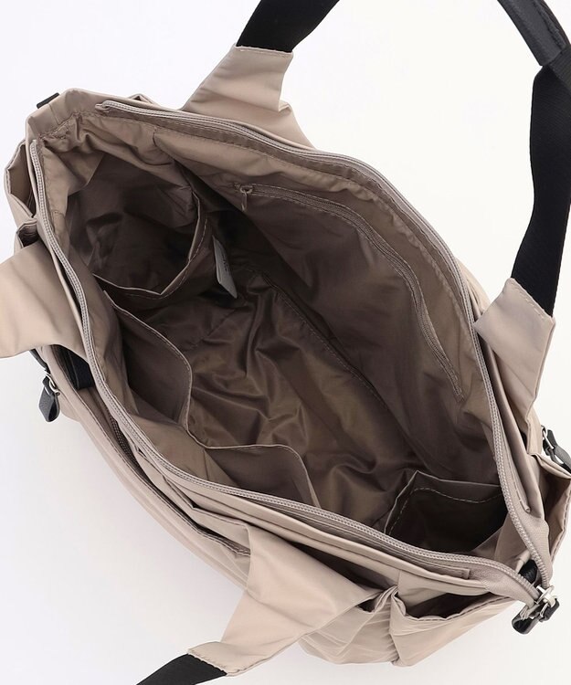 LA BAGAGERIE 【MONICA】ラウンド2WAYトートバッグ ライトグレー