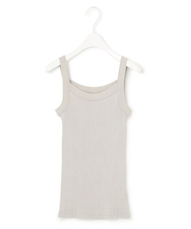 ICB 【洗える】オーガニックリブタンク キャミソール トープ系