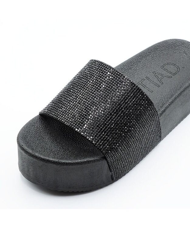 APOM ラインストーンリカバリーサンダル ブラック