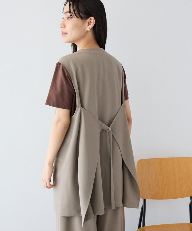 CRAFT STANDARD BOUTIQUE バックデザインジレ Beige