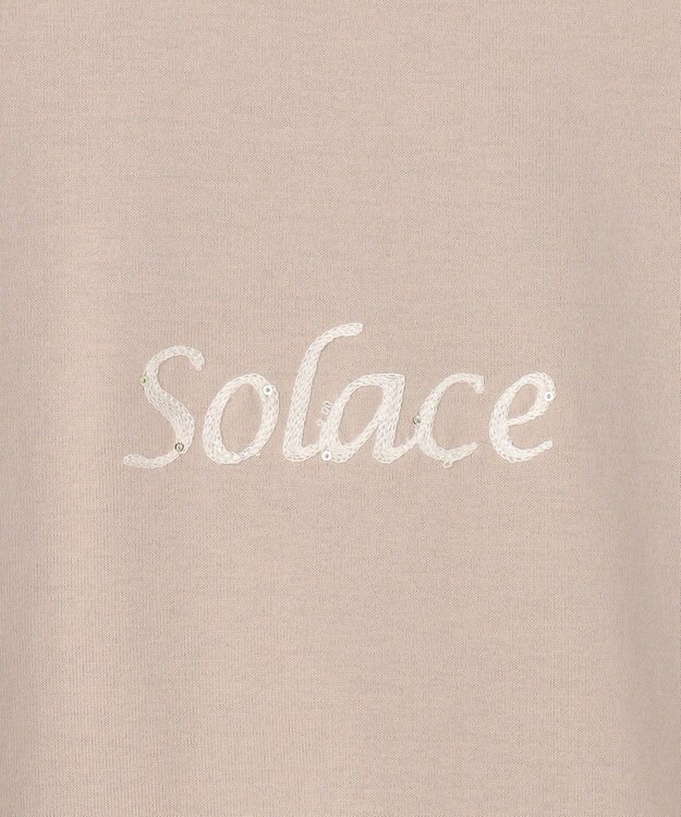 J.PRESS LADIES S 刺繍ロゴ Tシャツ ベージュ系