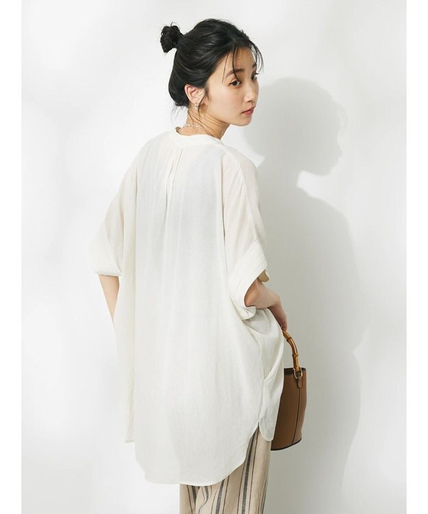 CRAFT STANDARD BOUTIQUE ヴィンテージボイルミルフィーユチュニック Off White