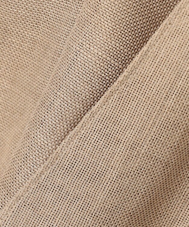 BEIGE， LIATRIS / バックリボン ハーフスリーブブラウス Flax