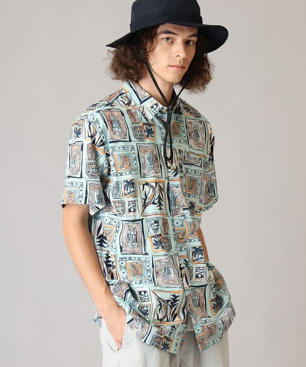 Columbia Columbia/ トローラーズ ベスト II ショートスリーブシャツ /コロンビア Collegiate Navy Resort Time