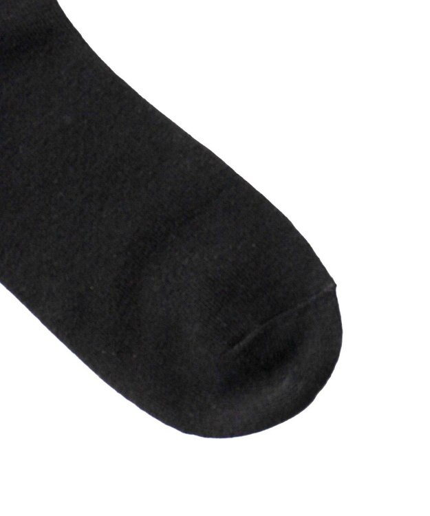 WEGO バックロゴアンクルソックス ブラック