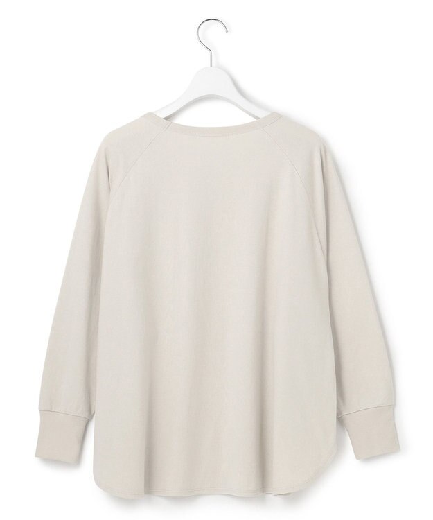 23区 【SLOW】コンパクトシングルジャージー ポンチョ風 Tシャツ フロスト系