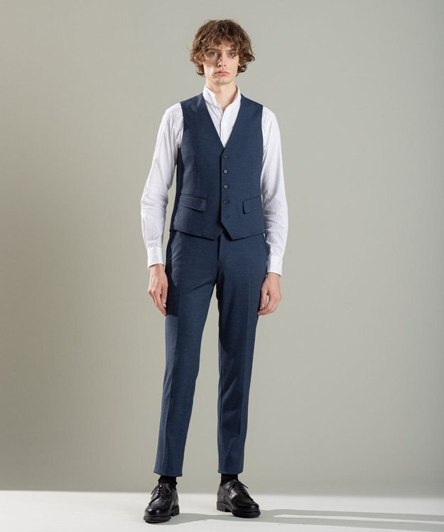 JOSEPH HOMME アロージャガードストレッチ ウイングカラーシャツ ホワイト系