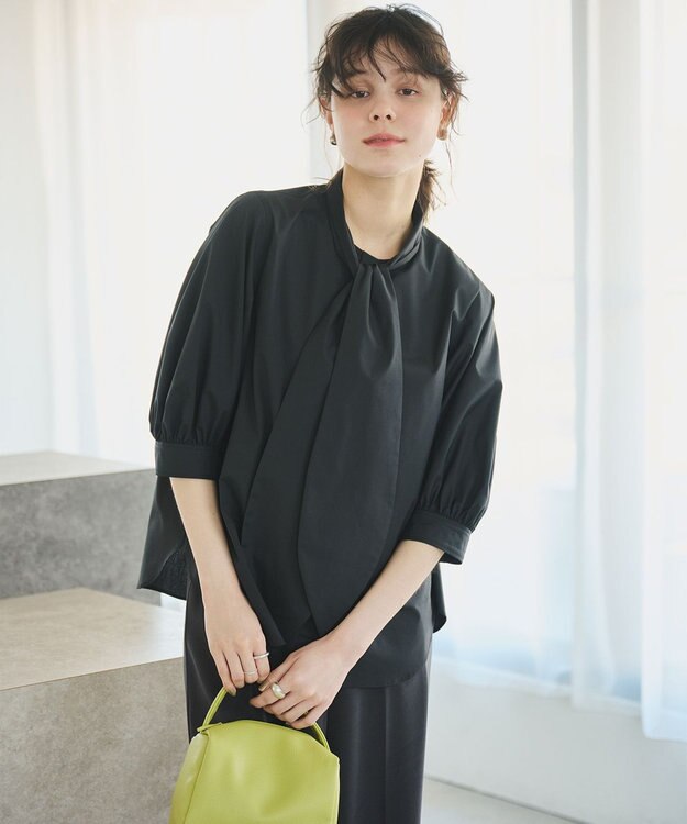 #Newans 【洗濯機可能/シワになりにくい】ラビットタイシャツ ブラック