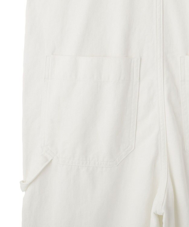 YECCA VECCA 綿麻ツイルサロペット Off White