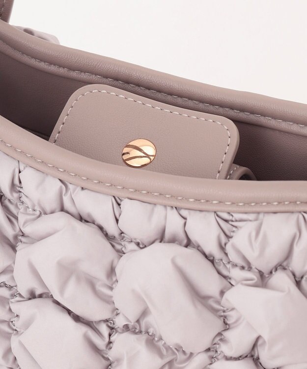 LA BAGAGERIE ポップコーンキルト2WAYトート Sサイズ グレージュ