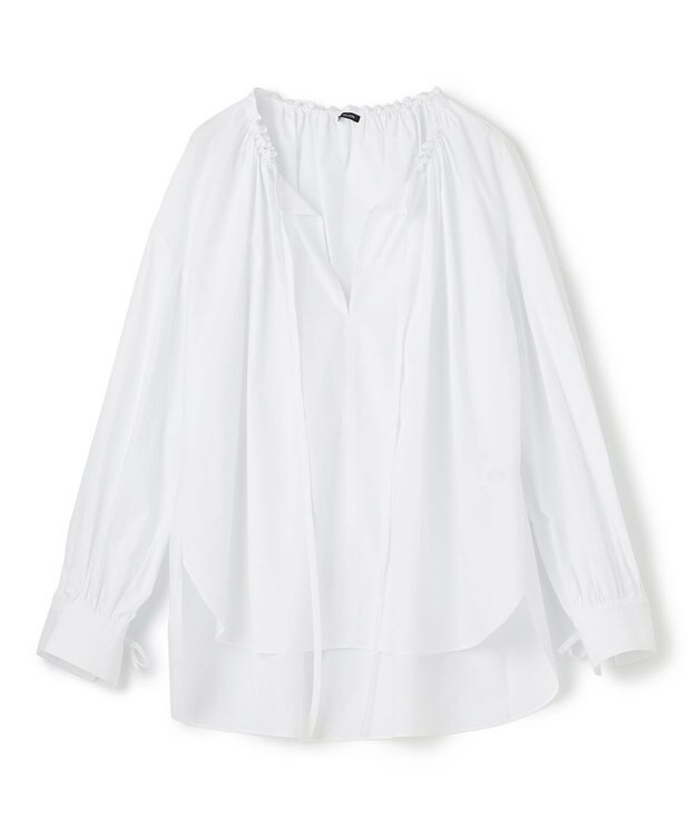 JOSEPH ポプリン　ブラウス White