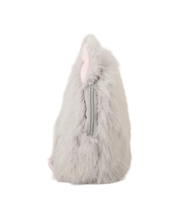 Maison de FLEUR ねこフェイスポーチ Light Gray