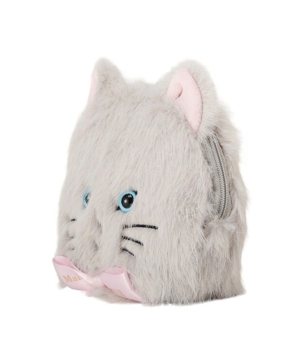 Maison de FLEUR ねこフェイスポーチ Light Gray