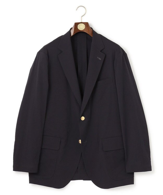 J.PRESS MEN 【KING SIZE】【MECHANICAL】【ウォッシャブル可】ナイロンハイパワーストレッチ ブレザー /金釦 ネイビー系9