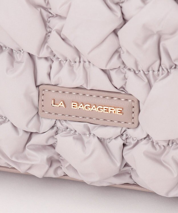 LA BAGAGERIE ポップコーンキルト2WAYトート Sサイズ グレージュ