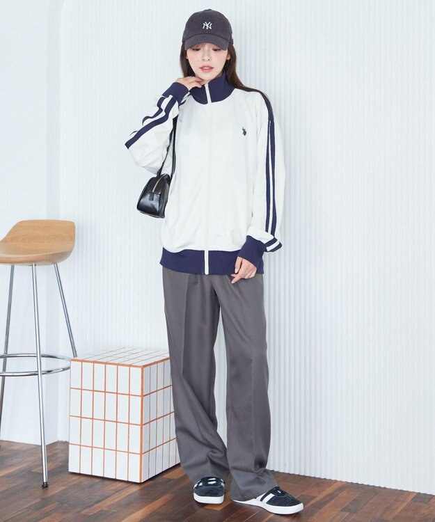 WEGO 【ユニセックス着用ITEM/追加カラー】U.S. POLO ASSN.ライントラックジャケット オフホワイト