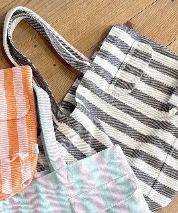 ROOTOTE 3519【ルートート】SN.ミディアム.リサイクルコットン-F 05：ブラック・ナチュラル