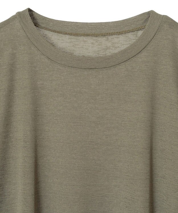 Green Parks ナイトメア／袖シアーＴシャツ Khaki