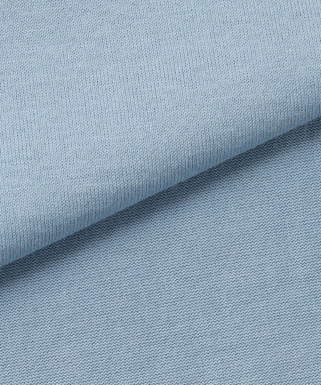 J.PRESS LADIES S 刺繍ロゴ Tシャツ サックスブルー系