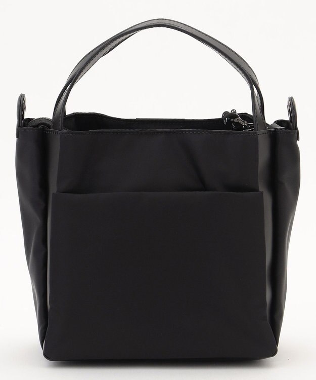 Y'SACCS 【大人のおしゃれ手帖10月号掲載】市川実和子×Y'SACCS　ナイロンすっきりミニマムトート ブラック