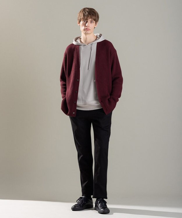 JOSEPH HOMME スーパーストレッチヘリンボン / COMFY ブラック系