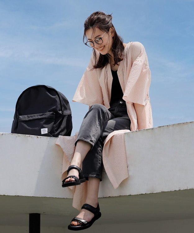 #Newans 【優木まおみさんコラボ】Vネックガウンワンピース ピンク系