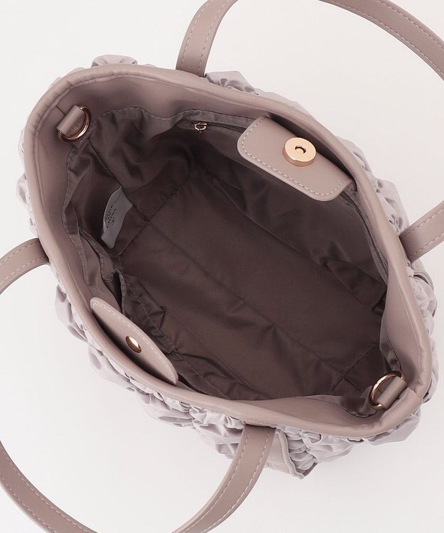 LA BAGAGERIE ポップコーンキルト2WAYトート Sサイズ グレージュ