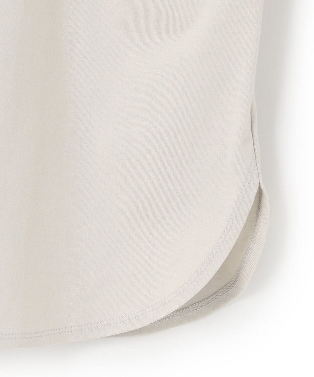 23区 【SLOW】コンパクトシングルジャージー ポンチョ風 Tシャツ フロスト系